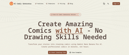 AI Comic Generator best