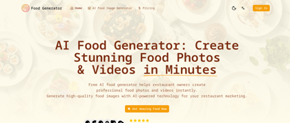 AI Food Generator