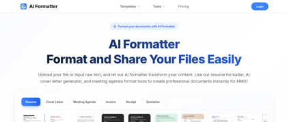 AI Formatter
