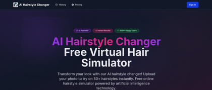 AI Hairstyle Changer