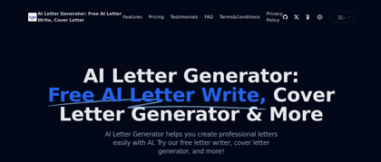 AI Letter Generator