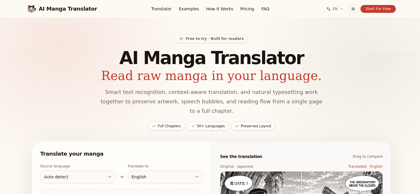 AI Manga Translator