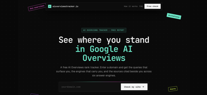 AI Overviews Tracker