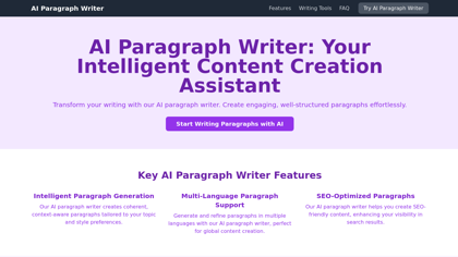 AI Paragraph Writer