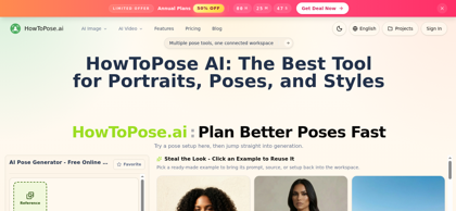 AI pose generator
