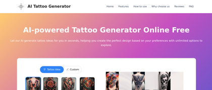 AI Tattoo Generator