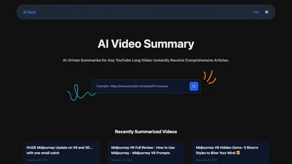 AI Video Summary - Youtube