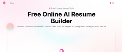 AIResumeBuilder.me: Create Professional Resumes Free Online 