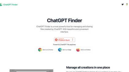 ChatGPT Finder
