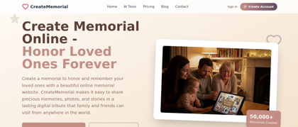 Create Memorial