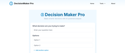 Decision Maker Pro