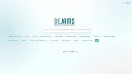 Dejams - Movies search engine