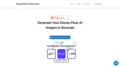 Disney Pixar Image Generator