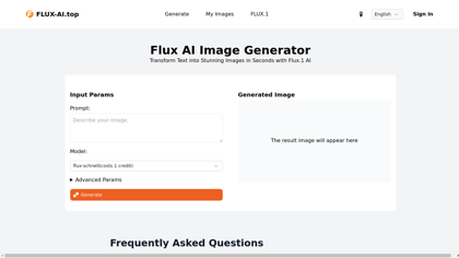 Flux AI Image Generator