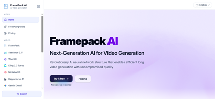 FramePack AI