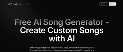 Free AI Song Generator