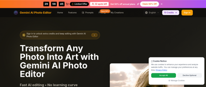 Gemini ai photo editor