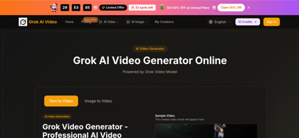 grok ai video