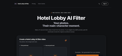 Hotel Lobby AI Filter
