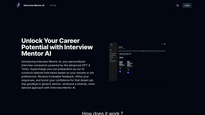 Interview mentor AI