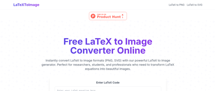 LaTeX to Image