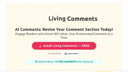 Living Comments - Wordpress
