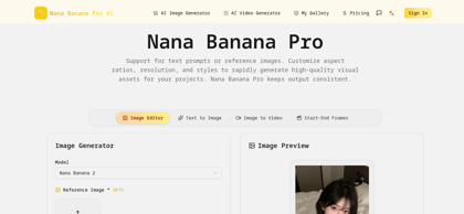 Nana Banana Pro AI