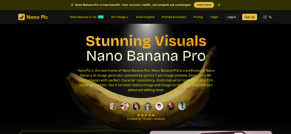 NanoPic - Nano Banana AI Image Generator