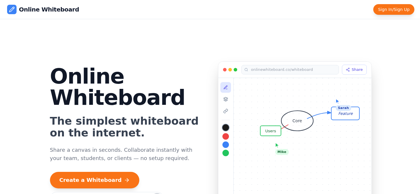 Online Whiteboard
