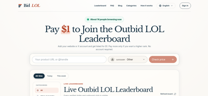 outbid lol 