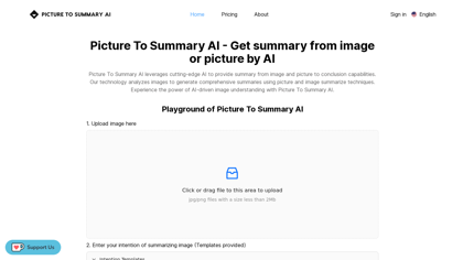 Picture To Summary AI
