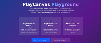 PlayCanvas Playground