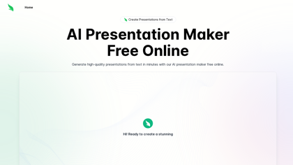 Slides.bot: AI Presentation Maker Free Online