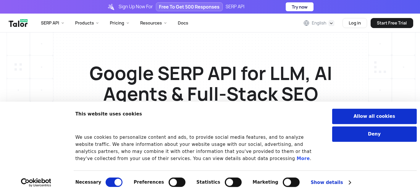 TalorData SERP API