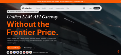 Tokenhot LLM API Gateway