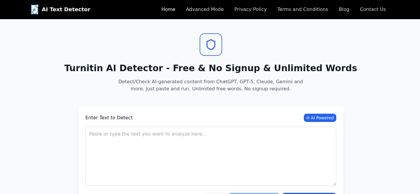 Turnitin AI Detector