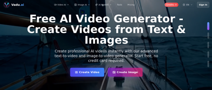 Vadu AI Video Generator