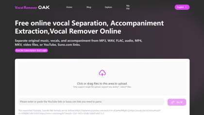 Vocal Remover Oak